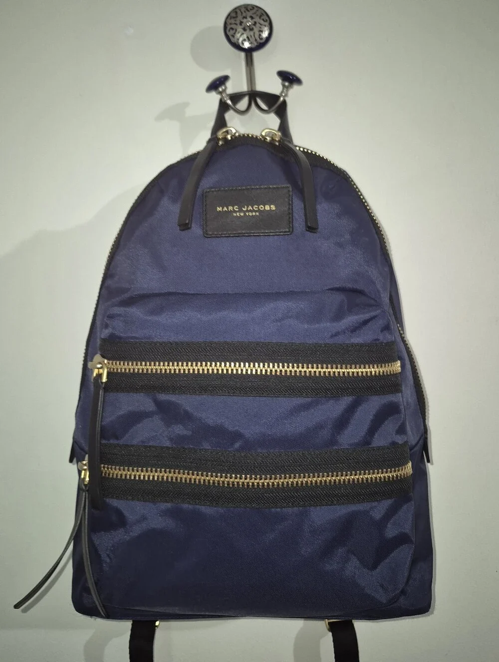 Marc Jacobs Biker Nylon Backpack Midnight Blue